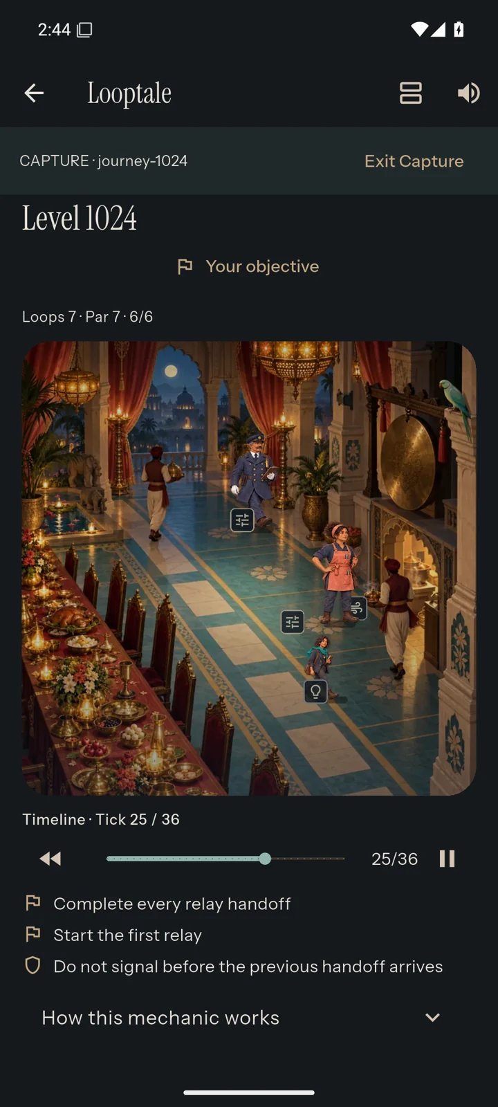 Looptale: A later loop brings new cues to consider.
